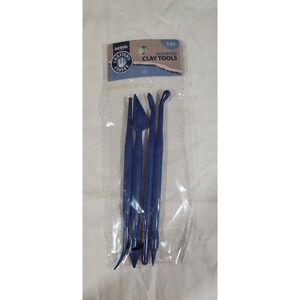 Clay Tools 4 count Assorted blue Plastic  Artskills   New